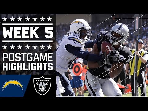 Chargers Vs Raiders Nfl Week 5 Game Highlights Chargers Vs Raiders Nfl Week 5 Game Highlights