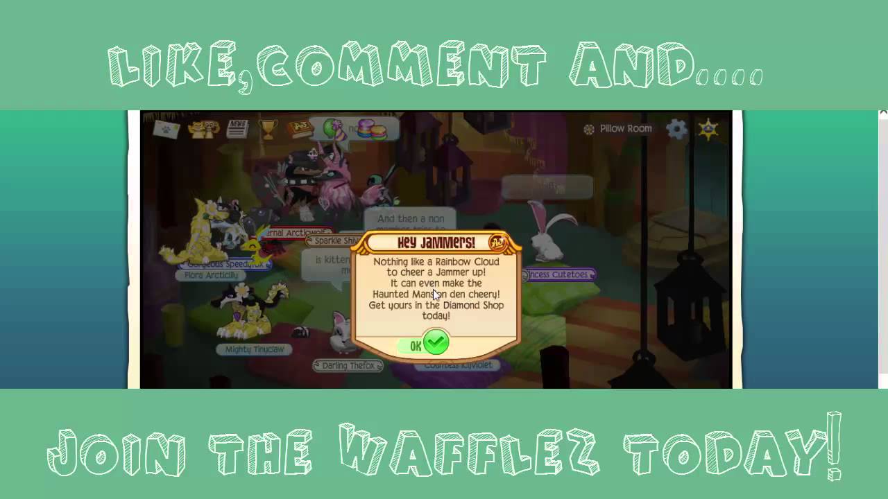Animal Jam Life In The : Pillow Room - YouTube