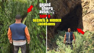 Top 9 Secret Hidden Locations😱 in GTA 5 Story Mode You Might Have Not VISITED!