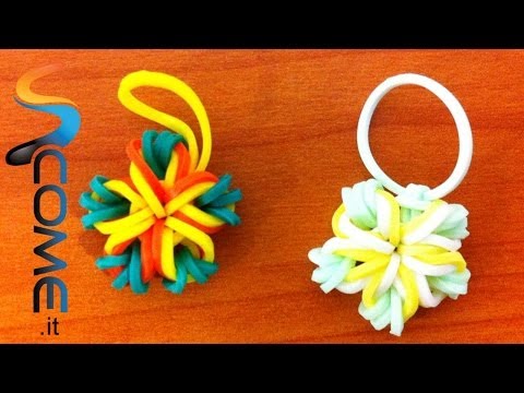 Tutorial Fiori Di 5 Petali Con Elastici Braccialetti Elastici