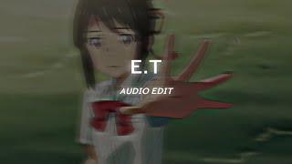 E.t - Katy Perry Ft. Kanye West Edit Audio