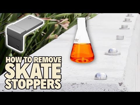 HOW TO REMOVE SKATESTOPPERS! *Highly Illegal*