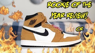AIR JORDAN 1 'ROOKIE OF THE YEAR' REVIEW!!! (WATCH BEFORE BUYING)