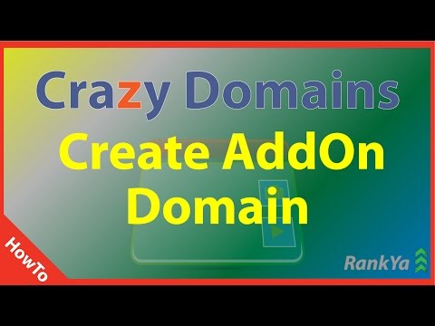 VIDEO : how to create addon domains crazy domains - how to create addon domainshow to create addon domainscrazy domainshttps://youtu.be/7lwbalbuspu video for typical add-on domain setup.how to create addon domainshow to create addon domai ...