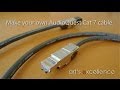 DIY AudioQuest CAT 7 kabel in Telegartner konektor