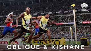 Jamaica To The World In The Mens 100M World Athletics Championships Tokyo 25