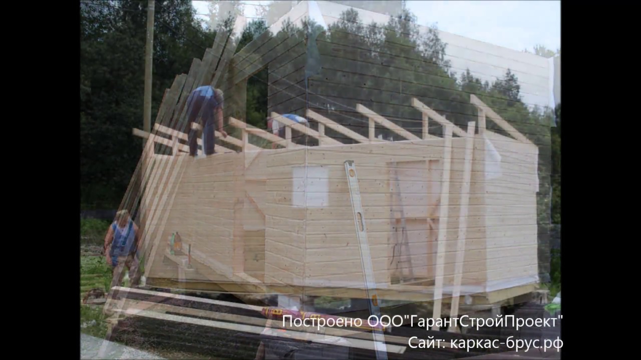 Баня каркасная своими руками ютуб 40