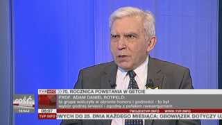 Adam Daniel Rotfeld To Był Wybór Godnej Śmierci Gość Poranka Tvp Info, 19.04.2013