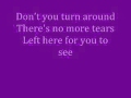 Whitney Houston-It's Not Right But It's Okay Lyrics
