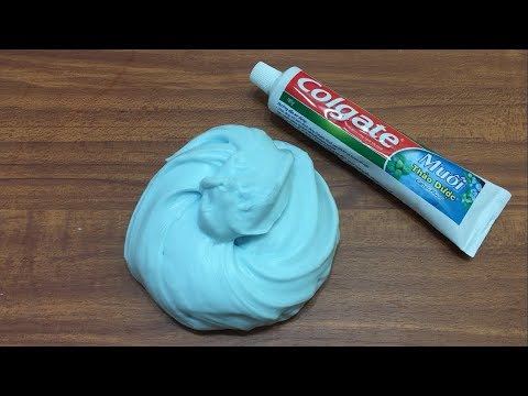 Как сделать лизуна из крахмала и зубной пасты Как сделать лизуна из крахмала и зубной пасты