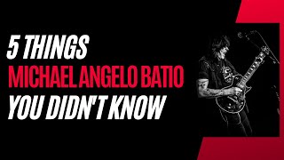 5 Things You Didn't Know About Manowar Guitarist Michael Angelo Batio