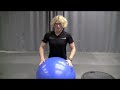 Stability Ball Pushup Exerise by Laurie Nuyens