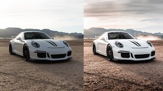 Learn how to edit Car Photos in 10 MINUTES  [Free Download]