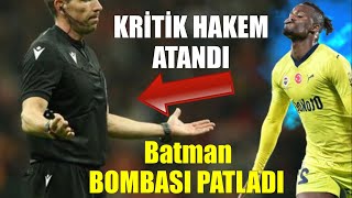 Olympiakos hakemi indi Batshuayi patladı || Süper İkili Fenerbahçe'de..