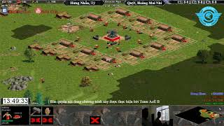 AOE|| 2vs2 Random Hưng Nhổn, Tý vs Cam Quýt, Hoàng Mai Nhi 4/9/2017
