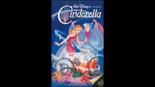 Opening and Closing to Cinderella VHS (1988)