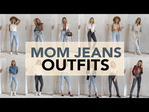 MOM JEANS: Outfit Ideas + How To Style - YouTube