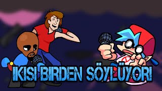 İki̇si̇ Bi̇rden Söylüyor - Friday Night Funkin Shaggy X Matt Mod Türkçe