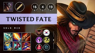 Twisted Fate Mid Vs Akali - Kr Grandmaster Patch 25.19