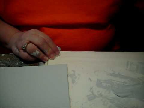 Texture Medium Gesso on Canvas
