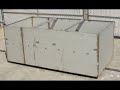 Video 1650 gallon stainless steel rectangular tank