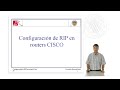 Configuración de RIP en routers CISCO.© UPV