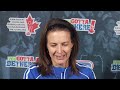 Women's Semi Final Media Scrum - 2012 Capital One Canada Cup