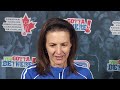 Women's Semi Final Media Scrum - 2012 Capital One Canada Cup