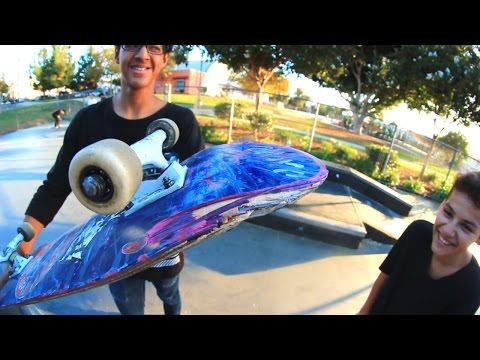 WORST BOARD AND WHEELS AT LAKE ST!