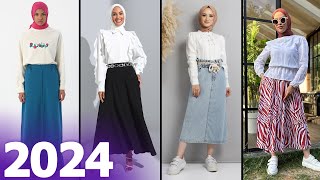 Moda Nisa Etek Modelleri 2024 - Hijab #Skirts - #skirt - 2024 skirt trends