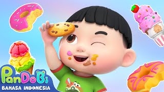 Lagu Donat dan Kue | Ayo Makan Teh Sore Bersama | Lagu Anak-anak | Super Pandobi Bahasa Indonesia