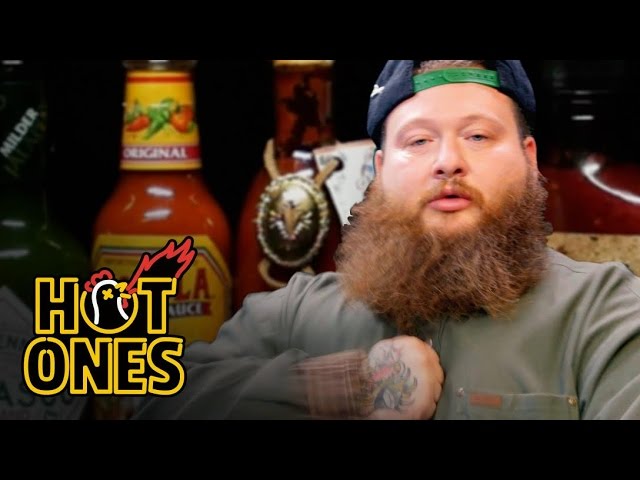 Action Bronson Blows His High Eating Spicy Wings - Video