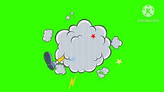 Fight Cloud Green Screen