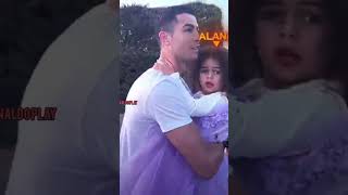 Ronaldo With His Daughter Fan