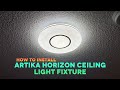 How to Install Artika Horizon Ceiling Light Fixture | Unboxing