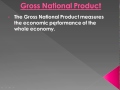 Gross National Product - Economic Indicator