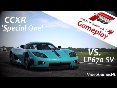 Forza Motorsport 4 Koenigsegg CCXR''Special One'' vs Murcielago LP6704