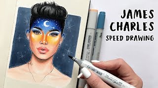 SISTER SNATCHED! ? JAMES CHARLES Speed Drawing