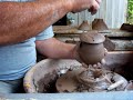 throwing a pottery birdhouse bird feeder part 2