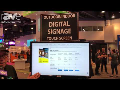 InfoComm 2018: Global Outdoor Concepts Showcases Outdoor Digital Signage Touch Screen Display