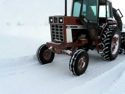 Lucknow Snowblower On A 986 International Tractor 2 | farmall 656 diesel blowing snow how to save money and do Lucknow Snowblower On A 986 International Tractor 2 | farmall 656 diesel blowing snow how to save money and do
