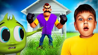 Рома нашел дом ПРИВЕТ СОСЕДА в РЕАЛЬНОЙ жизни! ГДЕ прячется ХЕЛПИК? Hello Neighbor in real life!