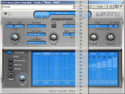 Playing with Kirnu - The Arpeggiator 1