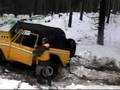 1968 Early Ford Bronco w 427 Stroker Pulling out another Bronco