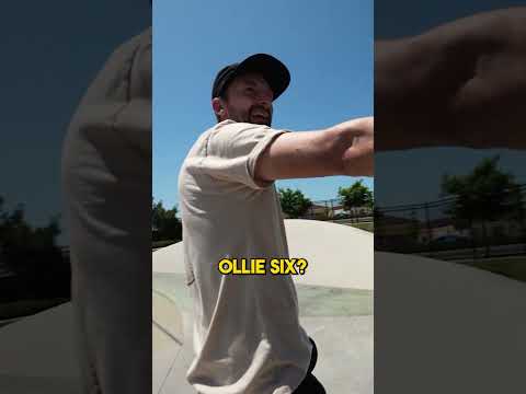 First EVER ollie down a 6 stair!?  #skateboarding #brailleskateboarding #skateboard