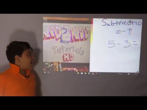 Subtraction (0-9) | Elementary | Kid2Kid Tutorials