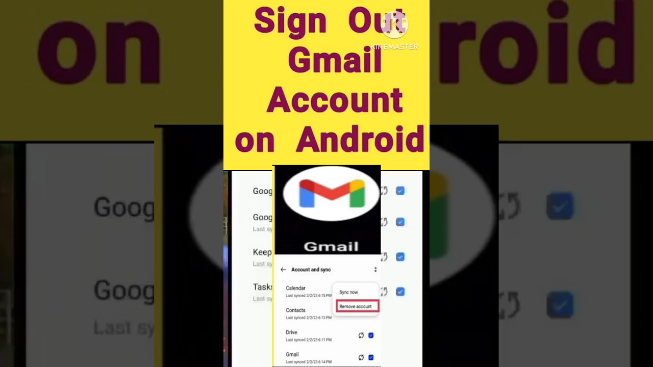 how to sign out Gmail account on Android | how to remove how to sign out Gmail account on Android | how to remove