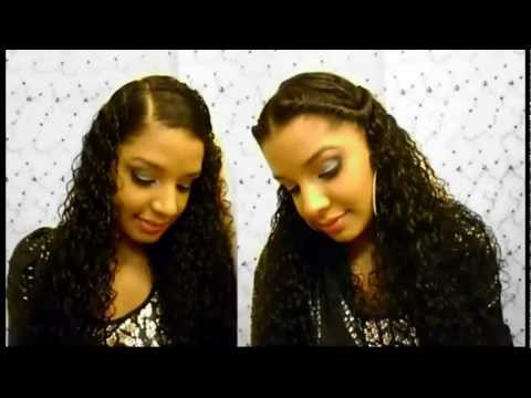 Easy Cute Hairdos on How To 2 Easy Cute Quick Curly Hairstyles Tutorial Natural Hairstyle