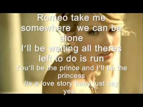 Love story - Taylor swift lyrics thumb