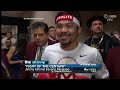 Jimmy Kimmel Joins Manny Pacquiao's Entourage Dressed as Justin Bieber